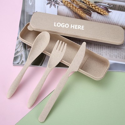Wheat Straw Tableware (8.15"x 2.16"x 1.18")