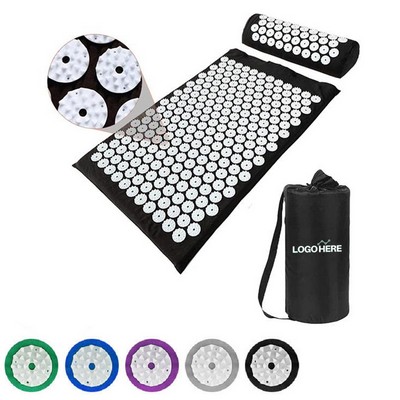 Acupressure Mat And Pillow Set