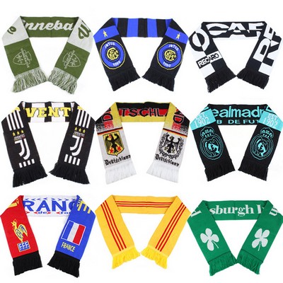 World Cup Patch Knit Scarf