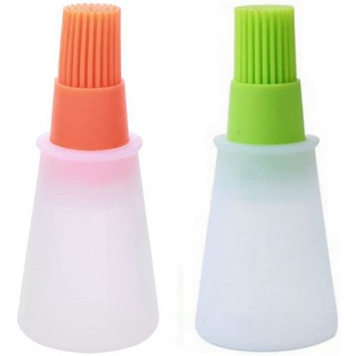 Barbecue Baking Pastry Sauce Bottle Brush Silicone oil dispenser bottle