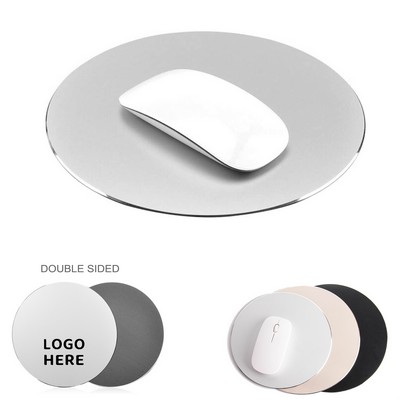 Round Aluminum Metal Mouse Pad