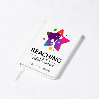 Prestige 3.5 x 5.5 Cardboard Journal Book (White)