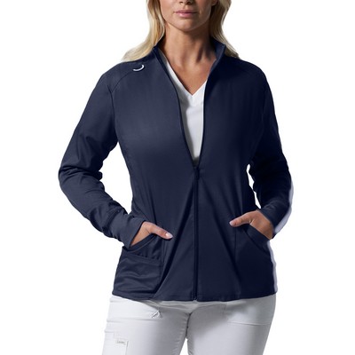 Landau - ProFlex - Women's Three-Pocket Mock Neck Zip-Front Jacket