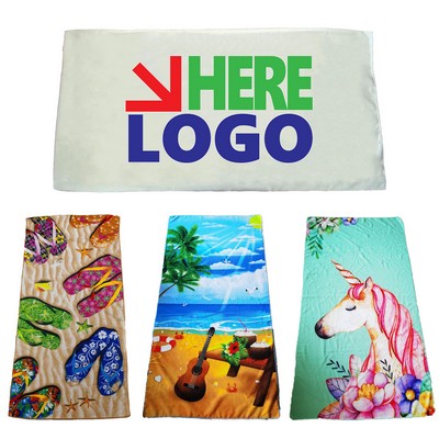 MOQ50 Full Color Beach Towel