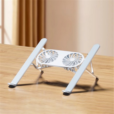 Portable Invisible Laptop Stand with Fan
