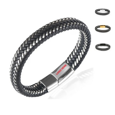 Braided PU Leather Bracelets