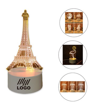 Mini Acrylic Touch LED Night Light