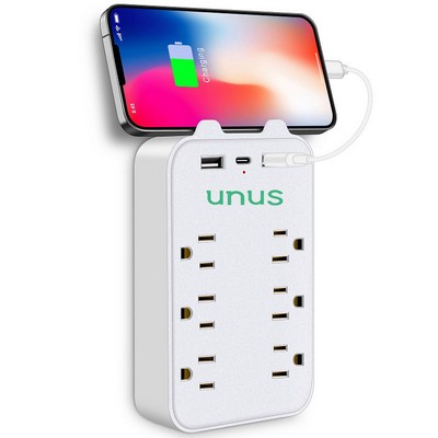 6 Outlets Multifunctional 2 USB Travel - Friendly Adapter Socket