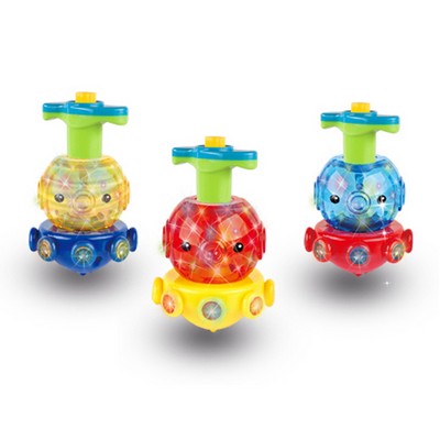 Flashing Music Spinning Octopus Shape