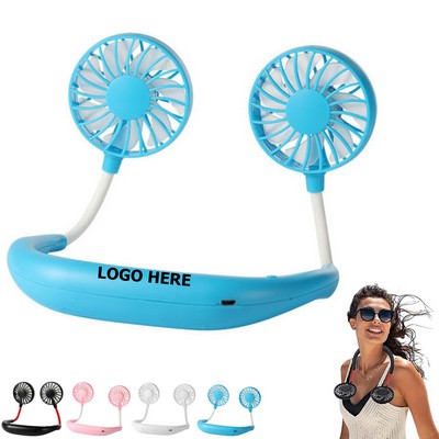 Hand Free Personal Hanging Neck Sport Fan