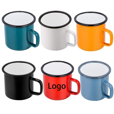 12oz Enamel Metal Cup Camping Mug