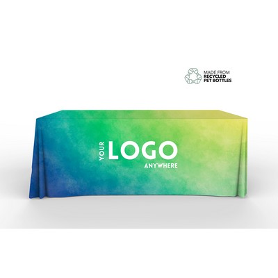 Eco Friendly Table Cover - Rpet- 6', 4 Sided, Full Color Print