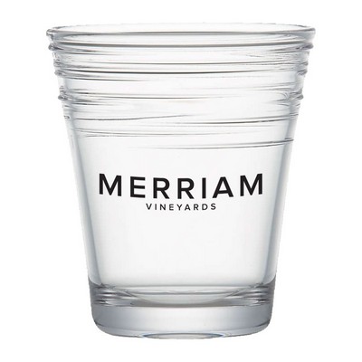 14oz. Acrylic Swirl Double Old-Fashioned Glass