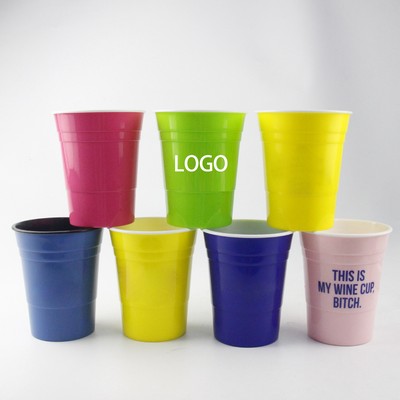 16OZ Reusable Plastic Party Cups