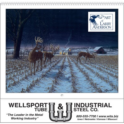 Larry Anderson Wildlife 12 Subject Appointment Calendar