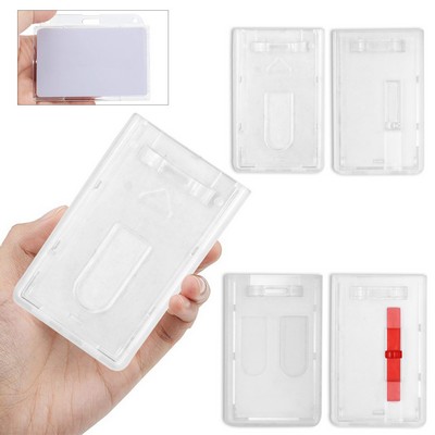 Transparent ID Card Holder