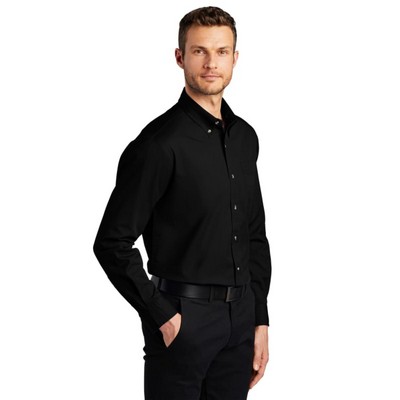 Port Authority® Tall Long Sleeve Twill Shirt