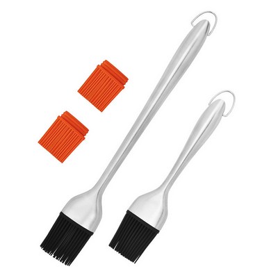 Silicone Head Stainless Steel Cleaning Brushes