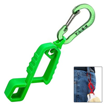 Robot Hand Shaped Clip With Carabiner