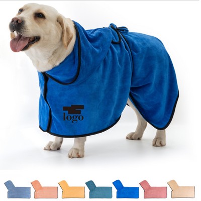 Dog Bathrobe Towel