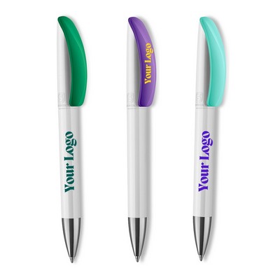 Bianca ABS Plastic Pen Metal Pointer Carbon Neutral Made in Italy