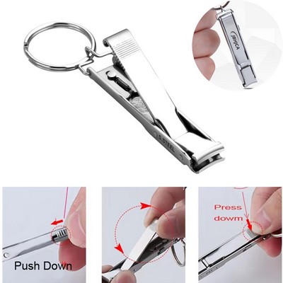 Nail Clipper with Keychain