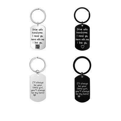 Boyfriend's Safe Driving Keychain Birthday And Valentine's Day Gift