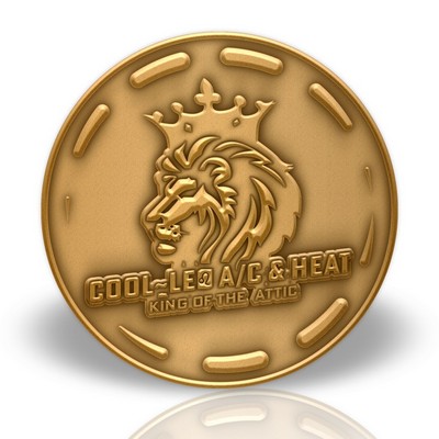 Solid Brass Lapel Pin with Dual Plating