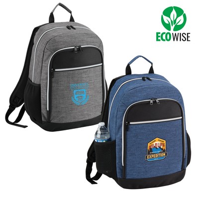 rPET Heather Laptop Backpack - Eco-Friendly (2 Colors)