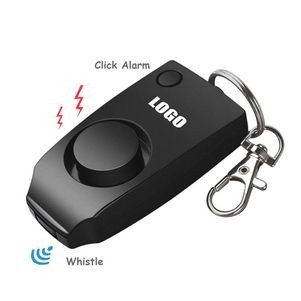 Personal Safety Alarm Keychain With Whistle And 120DB Dual Speaker Sound