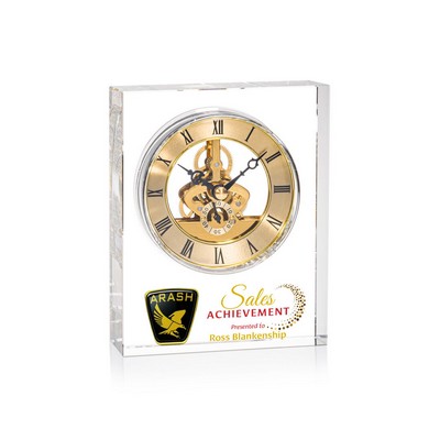 Ashland VividPrintâ„¢ Clock - Gold Dial