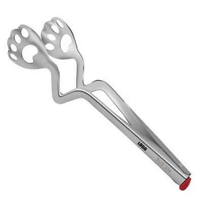 Paw-Shaped Promotional Serving Tongs