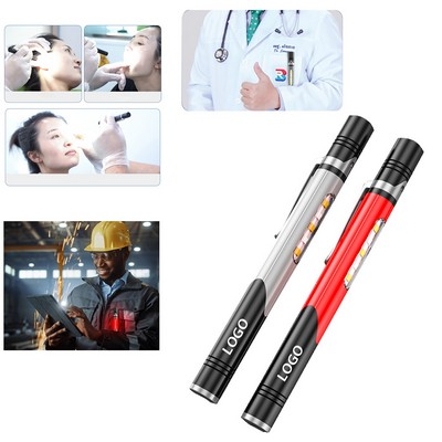 Medical Flashlight with Three Light Source