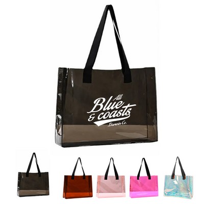 Travel Transparent Pvc Tote Bag