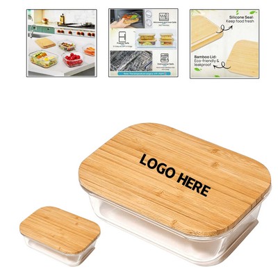 Bamboo - Lid Food Containers