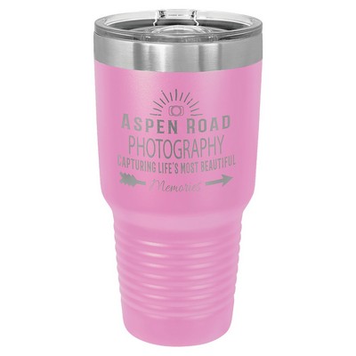 Polar Camel 30 oz. Light Purple Insulated Ringneck Tumbler