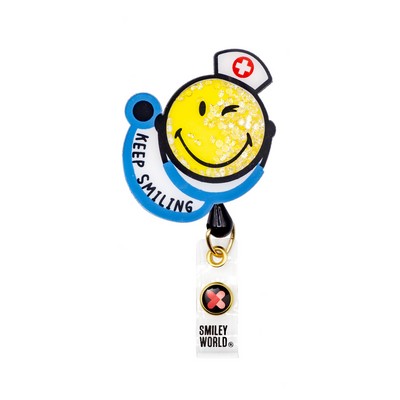 koi - Smiley World - Shaker-Style Badge Reel