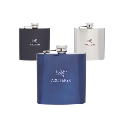 Union Printed - 6 oz. Murano Stainless Steel Hip Flasks