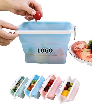 Food-grade Silicone Foldable Fresh-keeping Box