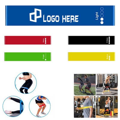 Five Piece Silicone Yoga Stretch Band