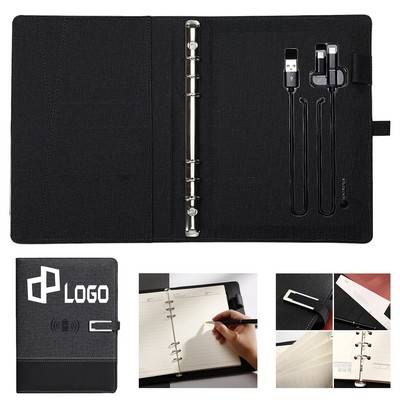Wireless Wired Charging Notebook