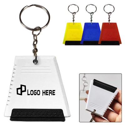 Mini Trapezoidal Scraper Keychains
