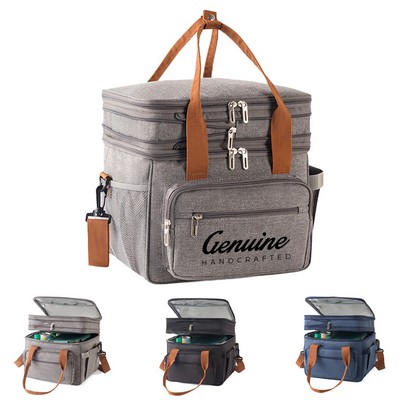 23L Expandable Double Deck Lunch Bag