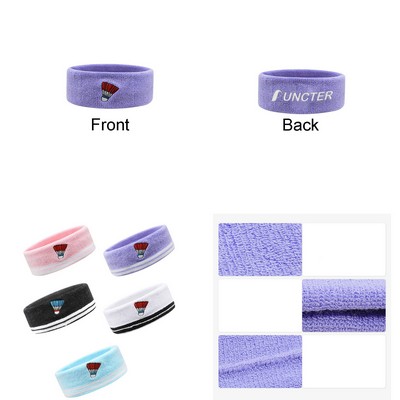 Breathable Cotton Sports Headband