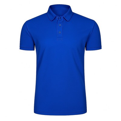 Breathable Solid Polo-Shirts