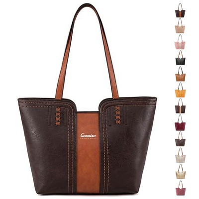 Oversized Top Handle Tote Bag