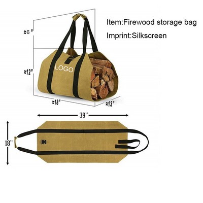 Multi Functional Portable Firewood Carry Bag