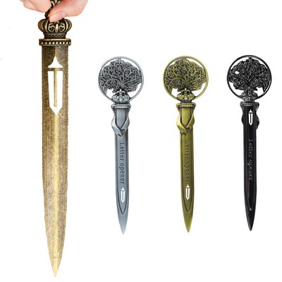 Vintage Zinc Alloy Letter Opener