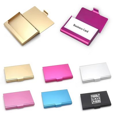Aluminum Alloy Business Card Case Bank ID Card Holder