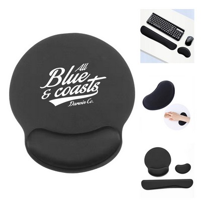 Ergonomic Memory Foam Wrist Support Pad Set